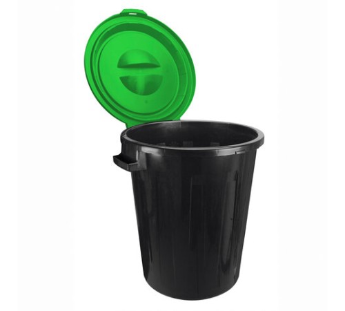 Контейнер 60 литров для мусора, БАК+КРЫШКА (высота 58 см), М2393/АССОРТИ, IDEA, М 2393