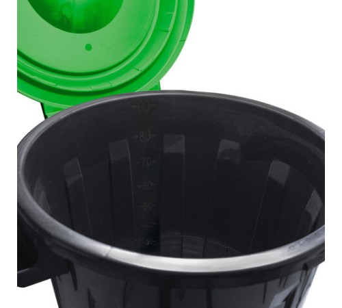 Контейнер 90 литров для мусора, БАК+КРЫШКА (высота 65 см), M2394/АССОРТИ, IDEA, М 2394