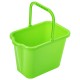 Ведро 9,5 л для уборки КОМПЛЕКТ с ОТЖИМОМ (сетчатый) пластик, для веревочных и ленточных МОПов, IDEA, М 2421