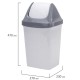Ведро мусорное с КРЫШКОЙ (качающейся) 15 литров, 