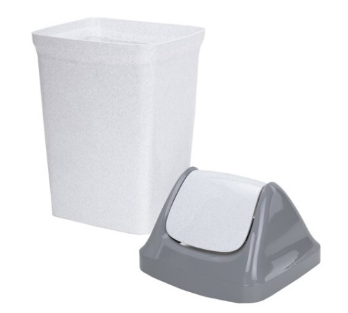 Ведро мусорное с КРЫШКОЙ (качающейся) 25 литров, 