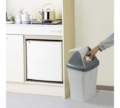 Ведро мусорное с КРЫШКОЙ (качающейся) 25 литров, 