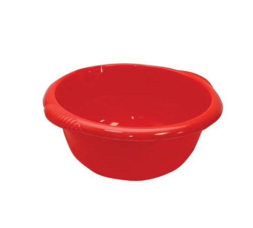 Таз 10 л, хозяйственный, круглый, с ручками, пластиковый, 15х40х43 см, цвет ассорти, IDEA, М 2506