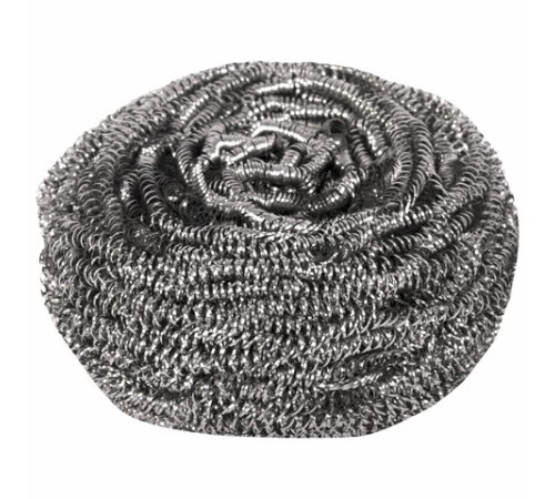 Губка (мочалка) металлическая, спиральная, 50 г, БОЛЬШАЯ, для посуды, гриля, плиты, LAIMA, 603101