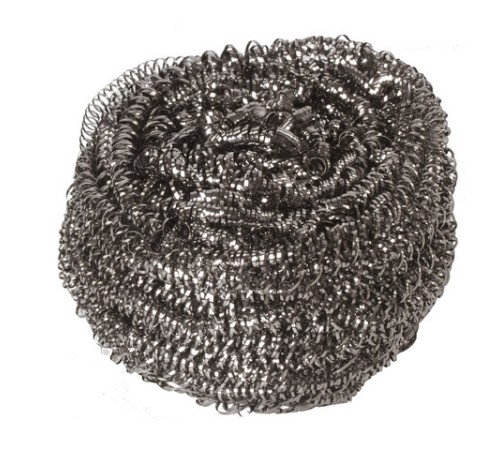 Губки (мочалки) металлические, спиральные, 3х20 г, КОМПЛЕКТ 3 шт., для посуды, гриля, плиты, LAIMA, 603102