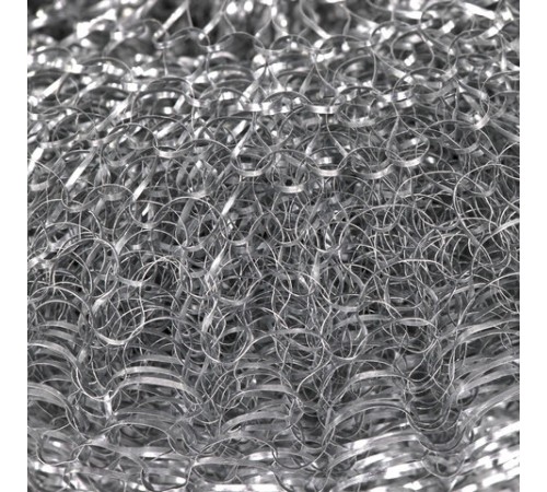 Губка (мочалка) металлическая, сетчатая, 60 г, БОЛЬШАЯ, для посуды, гриля, плиты, LAIMA, 603105