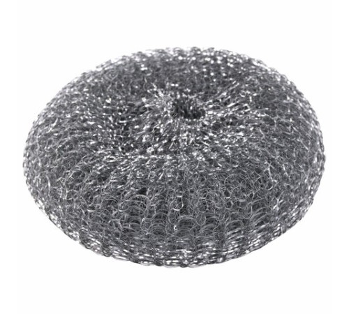Губка (мочалка) металлическая, сетчатая, 100 г, БОЛЬШАЯ (XXL), для посуды, гриля, плиты, LAIMA, 603106