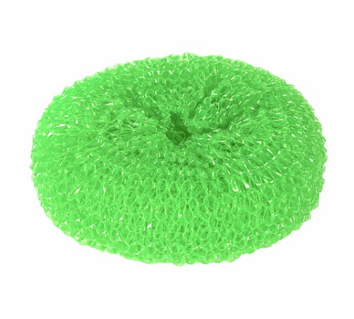 Губки (мочалки) пластиковые, сетчатые, 3х7 г, КОМПЛЕКТ 3 шт., для посуды, гриля, плиты, LAIMA, 603107