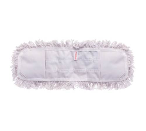 Насадка МОП плоская для швабры/держателя 40 см, карманы (ТИП К), хлопок (ворс 4,5 см), LAIMA, 603115