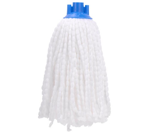 Насадка МОП веревочная для швабры, крепление еврорезьба, микрофибра, длина 24 см, 115 г, LAIMA, 603123