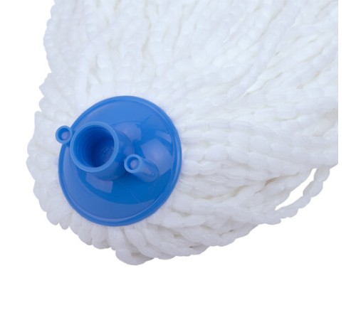 Насадка МОП веревочная для швабры, крепление еврорезьба, микрофибра, длина 24 см, 115 г, LAIMA, 603123