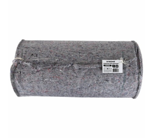 Полотно ХПП холстопрошивное ПЛОТНОЕ серое, 0,75х50м, 240(±10)г/м2, шаг 2,5мм, LAIMA Премиум, 603587