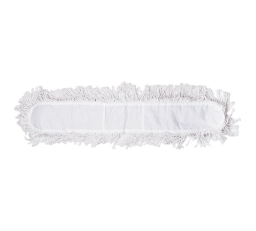 Насадка МОП плоская 80 см для швабры-рамки, карманы, хлопок, LAIMA, 603610