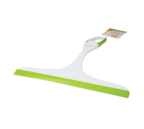 Стяжка для удаления жидкости со стекол ЛЮБАША, рабочая часть 24,5 см, пластик, 603612