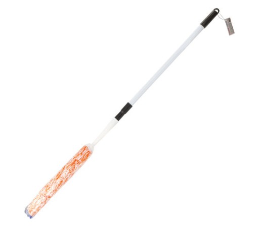 Пипидастр (сметка-метелка) для уборки пыли, метелка 30 см, рукоятка 75-120 см, оранжевый, LAIMA, 603619
