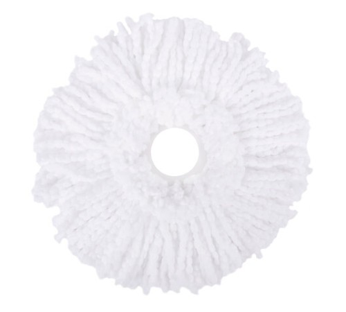 Швабра с отжимом и ведром 7л/5л, отжим центрифуга / рукоятка, 2 круглые насадки, крепление кольцо, зеленый, LAIMA 603624