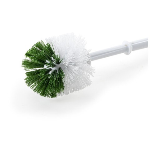 Ершик для унитаза с подставкой, пластик, белый, ЛЮБАША, 603627