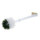 Ершик для унитаза без подставки, пластик, бело-зеленый, ЛЮБАША, 603628