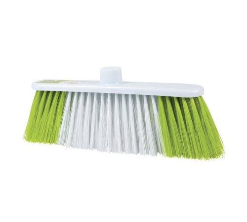 Щетка для уборки, ширина 31 см, щетина 8 см двуцветная, пластик, крепление еврорезьба, ЛЮБАША, 603629