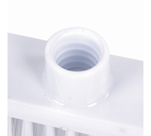 Щетка для уборки, ширина 31 см, щетина 8 см двуцветная, пластик, крепление еврорезьба, ЛЮБАША, 603629