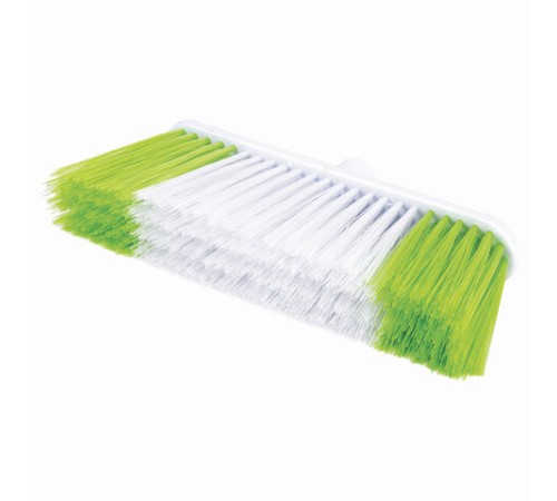Щетка для уборки, ширина 31 см, щетина 8 см двуцветная, пластик, крепление еврорезьба, ЛЮБАША, 603629