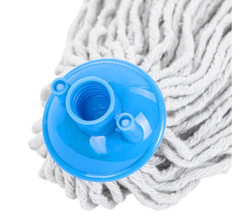 Насадка МОП веревочная для швабры, крепление еврорезьба, хлопок, длина 31 см, 220 г, LAIMA, 603789