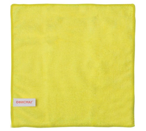 Салфетки из МИКРОФИБРЫ универсальные 25х25 см КОМПЛЕКТ 3 шт, ассорти (синяя, зеленая, желтая), 200 г/м2, ОФИСМАГ, 603864