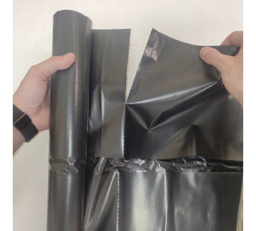 Мешки для мусора 240 л, черные, в рулоне 10 шт., ПВД, 100 мкм, 90х135 см, особо прочные, КБ, 3170