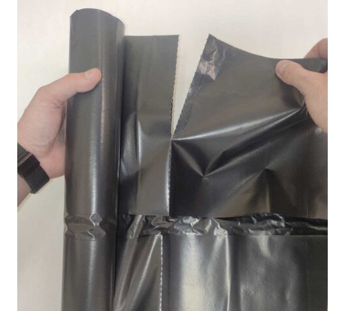 Мешки для мусора 120 л, черные, в рулоне 10 шт., ПВД, 80 мкм, 70х108 см, особо прочные, КБ, 3156