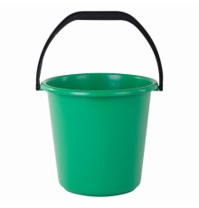 Ведро 10 л, без крышки, пластиковое, хозяйственное, УСИЛЕННОЕ, цвет ассорти, мерная шкала, LAIMA, 603895