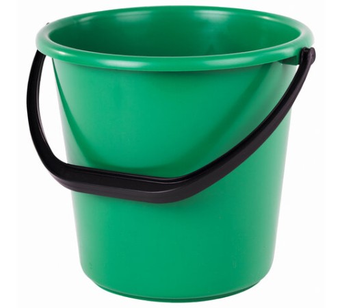 Ведро 10 л, без крышки, пластиковое, хозяйственное, УСИЛЕННОЕ, цвет ассорти, мерная шкала, LAIMA, 603895