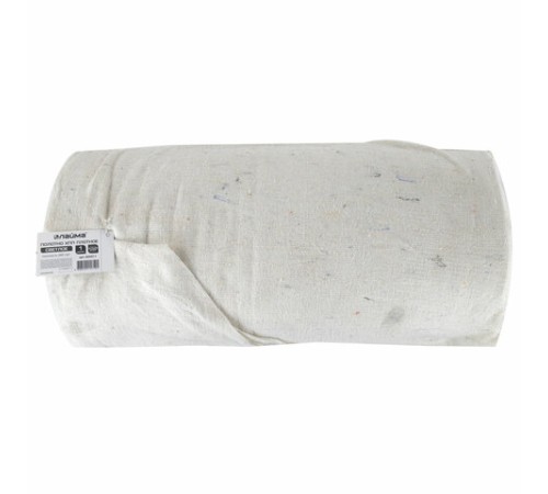 Полотно ХПП холстопрошивное ПЛОТНОЕ светлое, 0,75х50 м, 200(±10) г/м2, шаг 2,5 мм, LAIMA Премиум, 603911