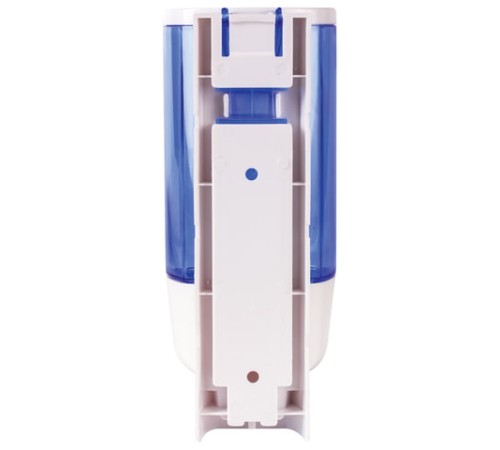 Дозатор для жидкого мыла LAIMA, НАЛИВНОЙ, 0,38 л., белый (тонированный), ABS-пластик, 603921