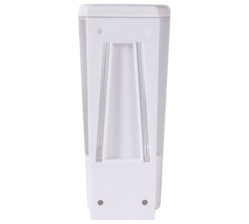 Дозатор для жидкого мыла LAIMA, НАЛИВНОЙ, 0,38 л, белый (матовый), ABS-пластик, 603922