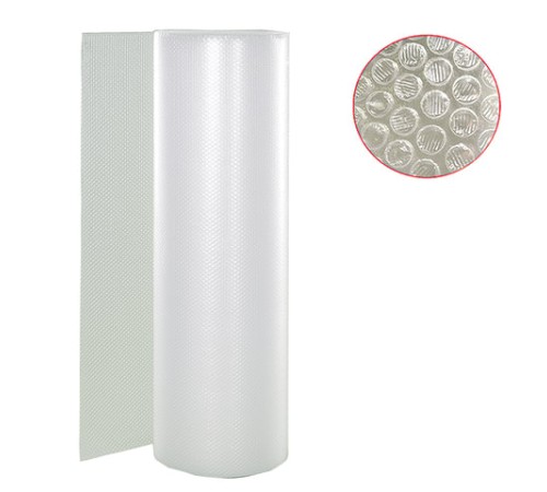 Пленка воздушно-пузырчатая 2-х слойная, ширина 1,2 м, длина 50 м, плотность 40 г/м2