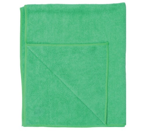 Тряпка для мытья пола из микрофибры, СУПЕР ПЛОТНАЯ, 70х80 см, зелёная, 300 г/м2, LAIMA, 603931