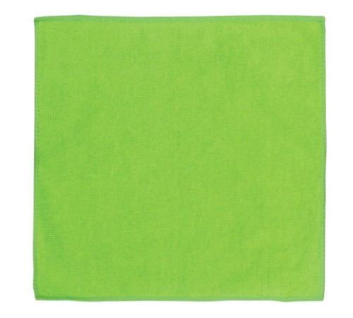 Салфетка из МИКРОФИБРЫ универсальная 30х30 см, зеленая, 220 г/м2, LAIMA, 603932