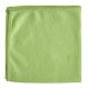 Салфетка из МИКРОФИБРЫ для стекол и зеркал 30х30 см, зеленая, 280 г/м2, LAIMA, 603933