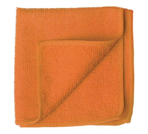 Салфетки из МИКРОФИБРЫ 25х25 см, КОМПЛЕКТ 4 шт. (2 стандарт, 2 клетка), 180 г/м2, ЛЮБАША, 603936