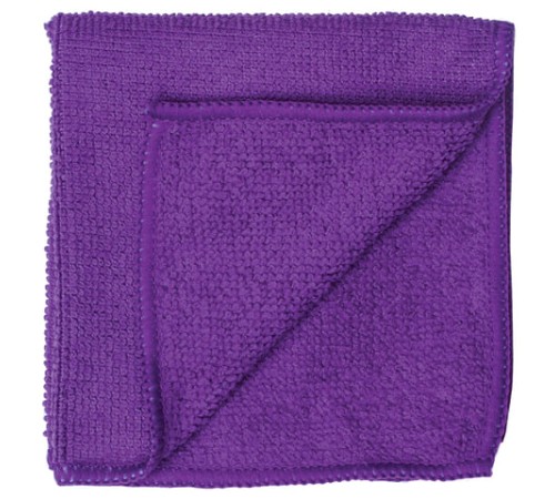 Салфетки из МИКРОФИБРЫ универсальные 25х25 см, КОМПЛЕКТ 12 шт., ассорти, 180 г/м2, ЛЮБАША, 603938