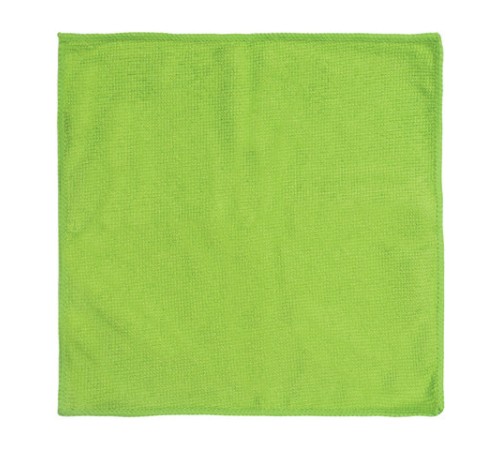 Салфетка из МИКРОФИБРЫ универсальная 25х25 см, зеленая, 180 г/м2, ЛЮБАША ЭКОНОМ, 603950
