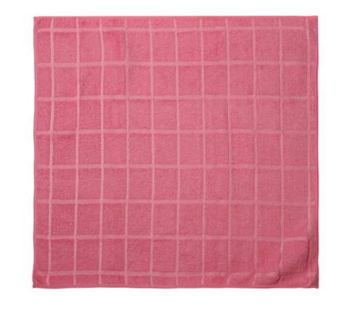 Салфетки из МИКРОФИБРЫ универсальные 40х40 см, КОМПЛЕКТ 6 шт., КЛЕТКА, ассорти, 220 г/м2, ЛЮБАША, 603951