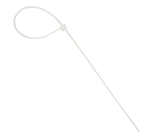 Хомуты (стяжки) нейлоновые, 3,6 мм х 200 мм, комплект 100 шт., белые, европодвес, 57-0200