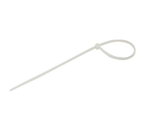 Хомуты (стяжки) нейлоновые, 3,6 мм х 200 мм, комплект 100 шт., белые, европодвес, 57-0200