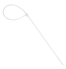 Хомуты (стяжки), нейлоновые, 3,6 мм х 250 мм, комплект 100 шт., белые, европодвес, 57-0250