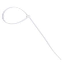 Хомуты (стяжки), нейлоновые, 3,6 мм х 300 мм, комплект 100 шт., белые, европодвес, 57-0300