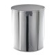 Ведро мусорное с педалью 15 литров, УСИЛЕННОЕ, хром, нержавеющая сталь, ТИТАН