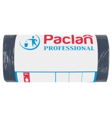 Мешки для мусора 35 л, черные, в рулоне 50 шт., ПНД, 6,2 мкм, 50х60 см, PACLAN 