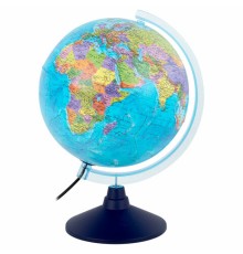 Глобус интерактивный + очки VR, политический, GLOBEN, 25 см с подсветкой, INT12500304