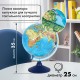 Глобус интерактивный + очки VR, политический, GLOBEN, 25 см с подсветкой, INT12500304